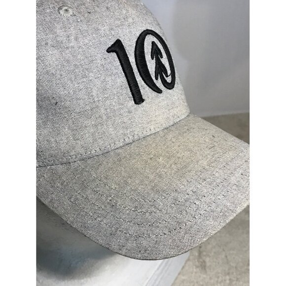 Tentree Hat Adjustable Grey 10 Logo Baseball Cap Hemp Cotton - Picture 6 of 10